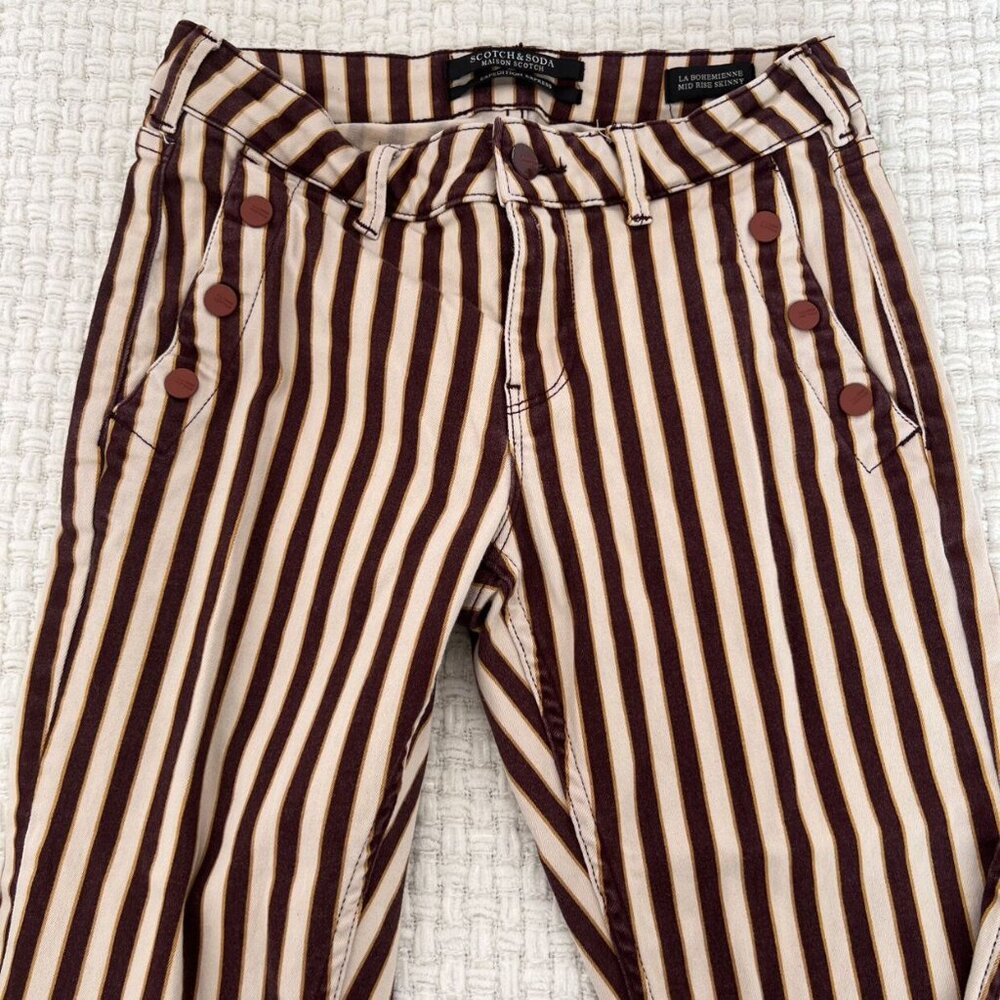 Scotch & Soda Mid Rise Skinny Jean Pants - Picture 2 of 8